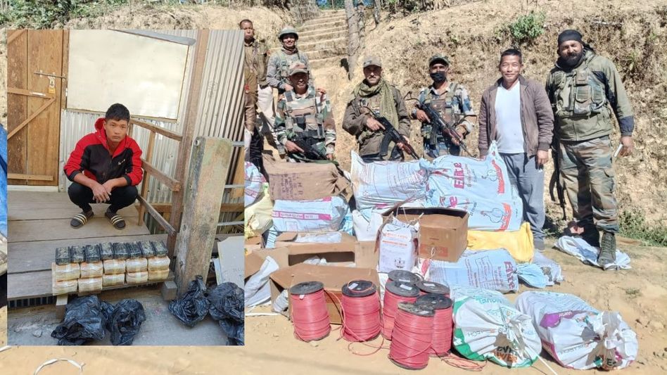 Mizoram police seize large quantities of drugs and explosives in major crackdown Mizoram police seize large quantities of drugs and explosives in major crackdown