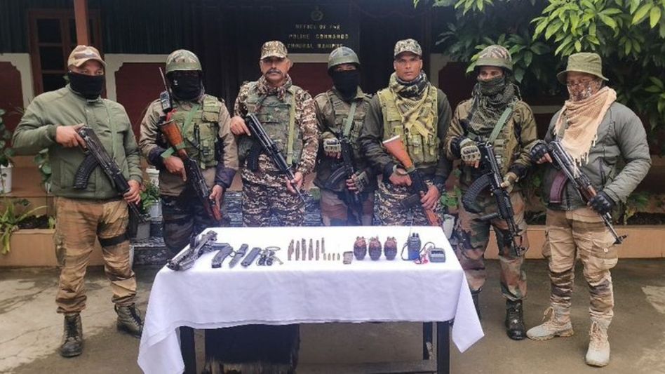Manipur: Security forces seize arms cache in Thoubal district amidst enhanced patrols Manipur: Security forces seize arms cache in Thoubal district amidst enhanced patrols