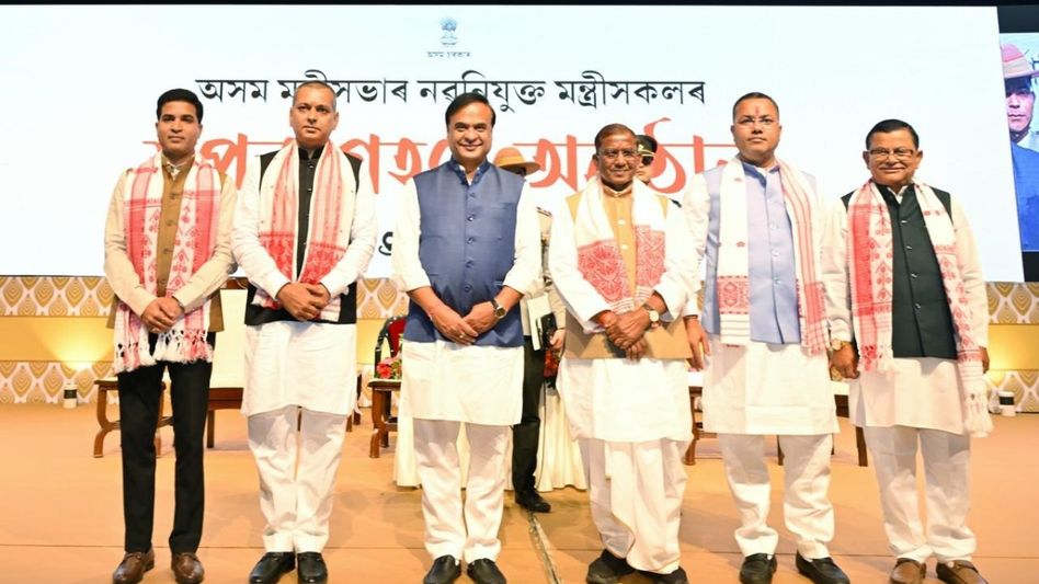 Himanta Biswa Sarma expands cabinet, 4 new ministers take oath Himanta Biswa Sarma expands cabinet, 4 new ministers take oath