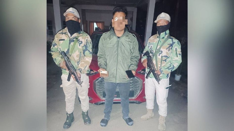 Manipur police arrest active RPF/PLA cadre for extortion activities in Imphal Manipur police arrest active RPF/PLA cadre for extortion activities in Imphal