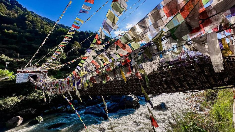Arunachal CM lauds Tawang's 700-year-old Chakzam Bridge as engineering and heritage marvel Arunachal CM lauds Tawang's 700-year-old Chakzam Bridge as engineering and heritage marvel