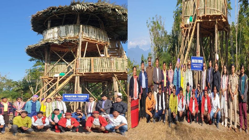 Arunachal: Traditional bird watching tower inaugurated at Borguli village to boost wildlife tourism Arunachal: Traditional bird watching tower inaugurated at Borguli village to boost wildlife tourism