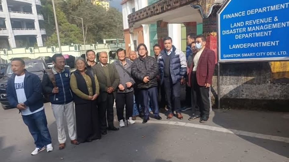Sikkim: 149 displaced Bhusuk families demand resolution on land compensation Sikkim: 149 displaced Bhusuk families demand resolution on land compensation
