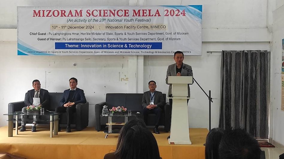 Mizoram Science Mela 2024: Minister encourages youth to embrace Science with passion and innovation Mizoram Science Mela 2024: Minister encourages youth to embrace Science with passion and innovation