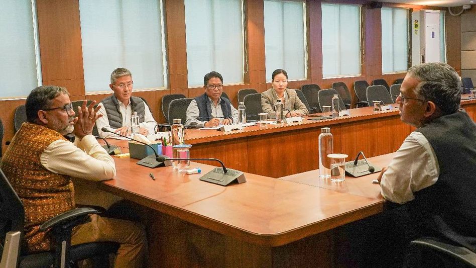 Arunachal: Central delegation reviews progress of Film and Television Institute at Jote Arunachal: Central delegation reviews progress of Film and Television Institute at Jote