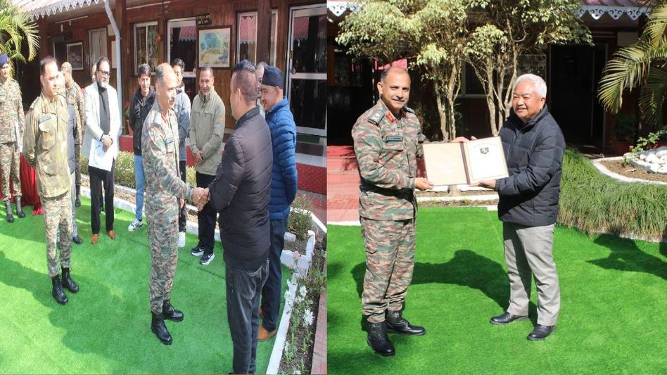 Sikkim Nationalized Transport receives certificate for road rebuilding efforts in North Sikkim Sikkim Nationalized Transport receives certificate for road rebuilding efforts in North Sikkim