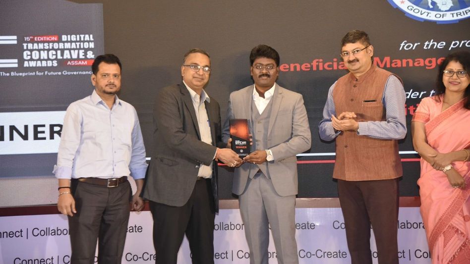 Tripura's IT Directorate wins National Award for Beneficiary Management System for digital transformation Tripura's IT Directorate wins National Award for Beneficiary Management System for digital transformation