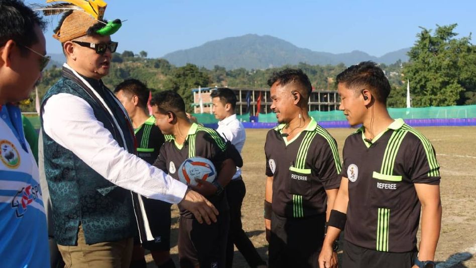 5th Abo Tani state level football championship kicks off in Itanagar with a call to empower youth through sports 5th Abo Tani state level football championship kicks off in Itanagar with a call to empower youth through sports
