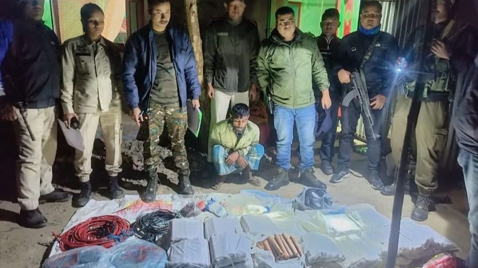 Assam police seize large cache of explosives in South Salmara-Mankachar district raid Assam police seize large cache of explosives in South Salmara-Mankachar district raid
