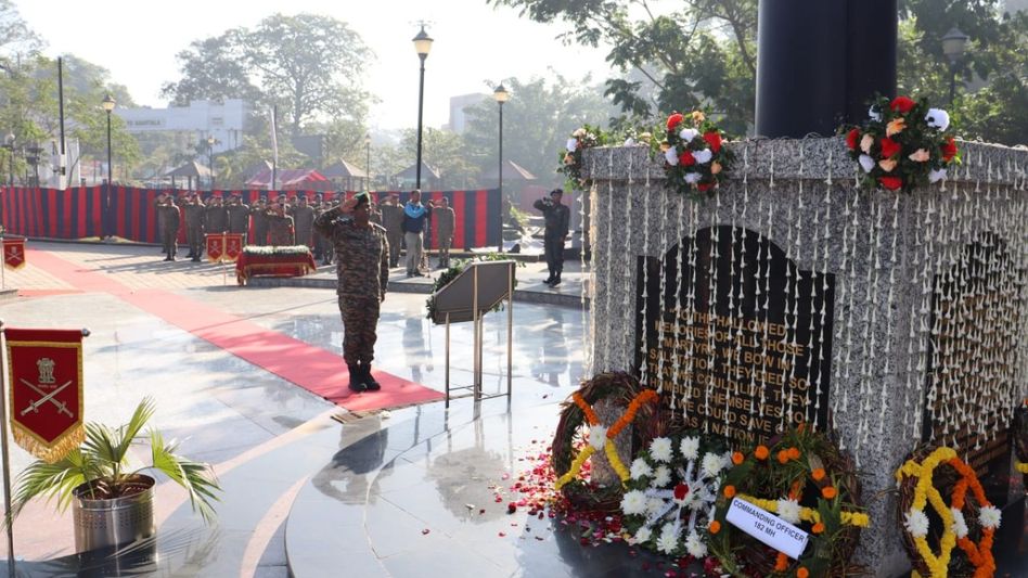 Army commemorates 53rd Vijay Diwas in Agartala, honouring Tripura's role in 1971 Liberation War Army commemorates 53rd Vijay Diwas in Agartala, honouring Tripura's role in 1971 Liberation War