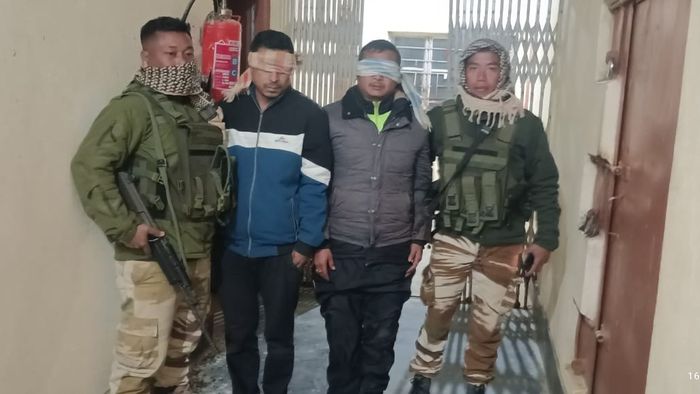 Manipur police arrest two KCP (PWG) cadres in Kakching, recover vehicle and mobile phones