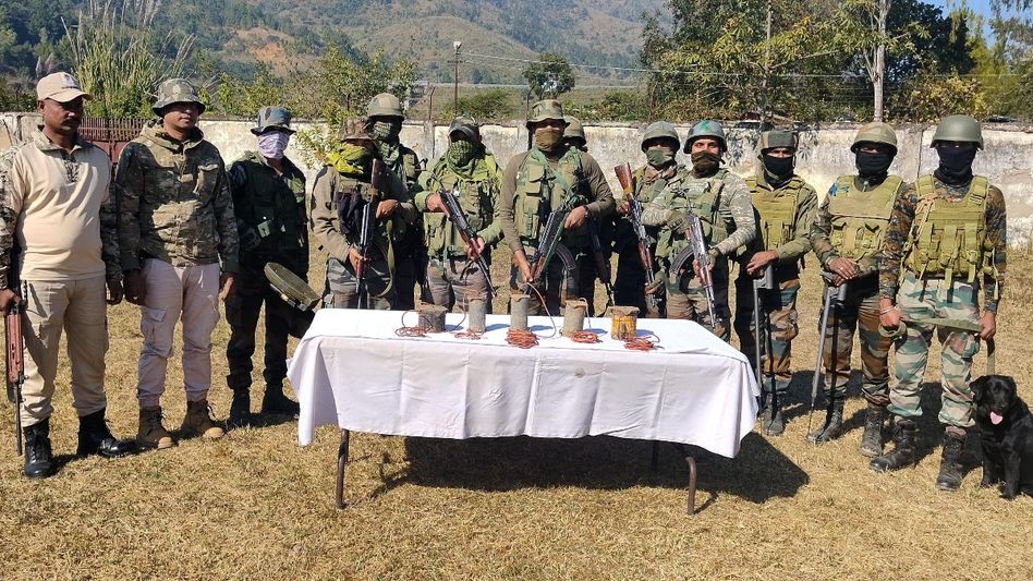 Manipur police-Army recover five IEDs along Kangpokpi and Imphal East border Manipur police-Army recover five IEDs along Kangpokpi and Imphal East border