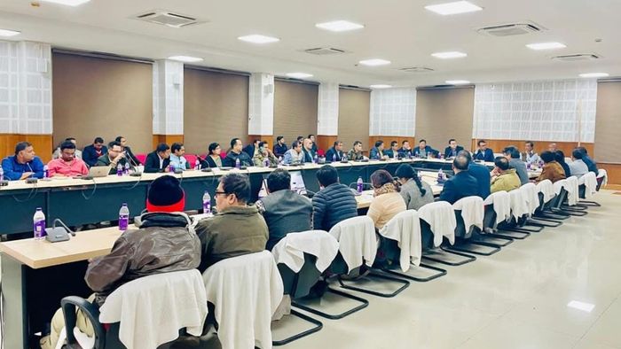 A preparatory meeting for the 72nd Plenary of NEC held under the chairmanship of the Secretary, NEC.