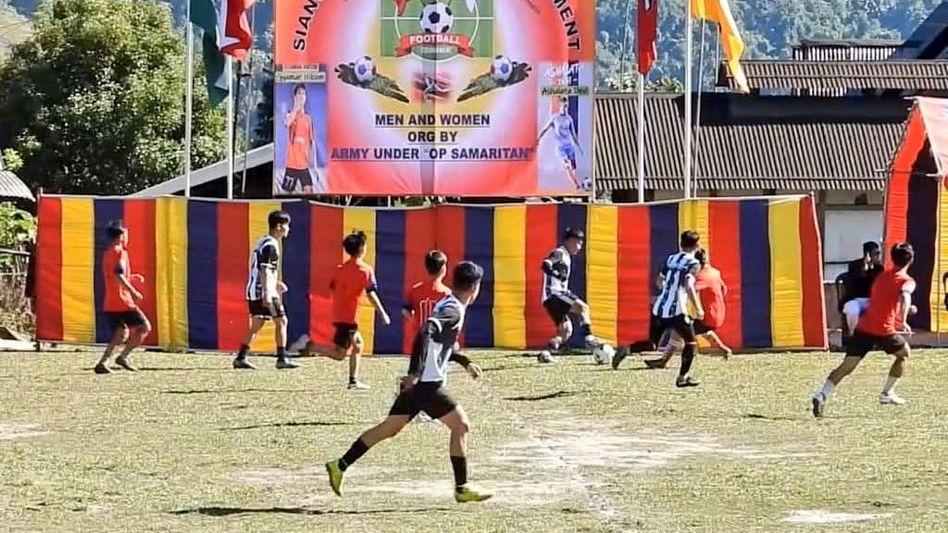 Arunachal's Siang Open Football Tournament kicks off in Tuting, 15 teams to compete Arunachal's Siang Open Football Tournament kicks off in Tuting, 15 teams to compete