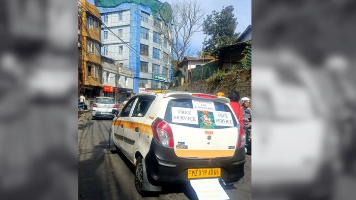 Mizoram's festive spirit extends to free taxi rides during holidays