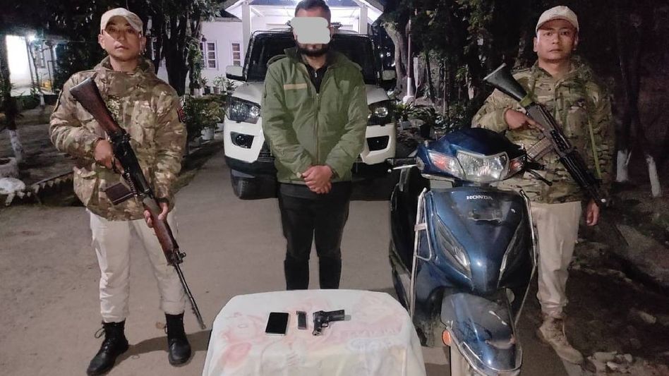 Manipur Police arrest one active cadre of proscribed group KCP (PWG), seize arms and ammunition Manipur Police arrest one active cadre of proscribed group KCP (PWG), seize arms and ammunition