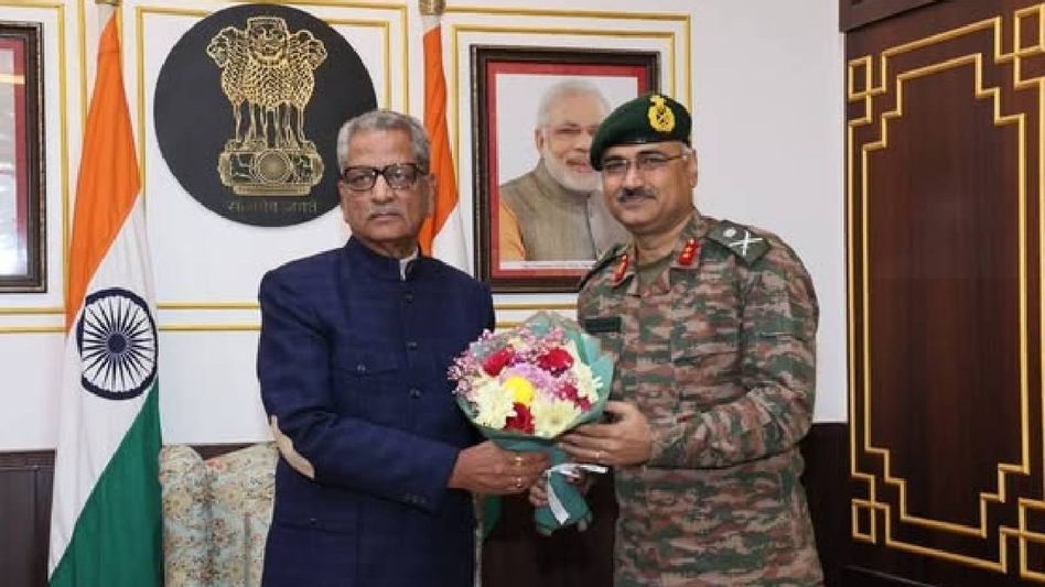Sikkim: 17th Mountain Division's newly appointed GOC pays courtesy visit to Governor Sikkim: 17th Mountain Division's newly appointed GOC pays courtesy visit to Governor