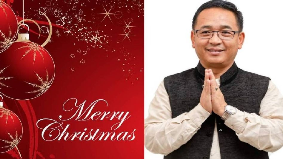 Sikkim CM Prem Singh Tamang extends Christmas wishes to the people of the state Sikkim CM Prem Singh Tamang extends Christmas wishes to the people of the state