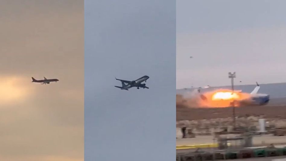 42 feared dead in Azerbaijan Airlines plane crash near Aktau - 42 feared dead in Azerbaijan Airlines plane crash near Aktau -
