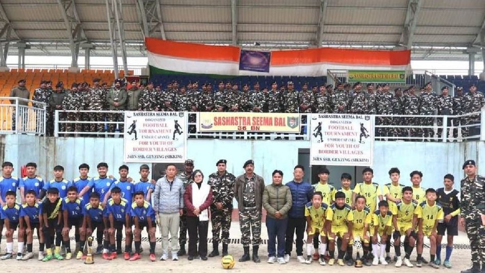 Sikkim: SSB 36th Battalion hosts football tournament for border youth Sikkim: SSB 36th Battalion hosts football tournament for border youth