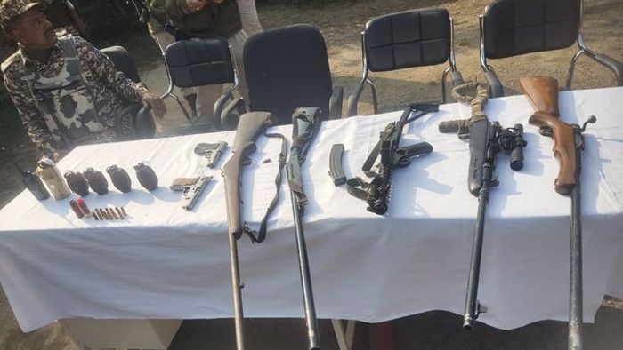 Manipur police recover weapons cache in Imphal West operation