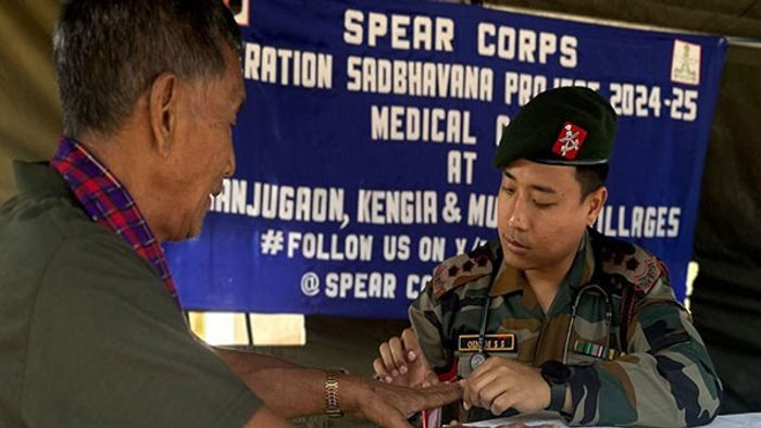Assam: Indian army organises medical camp in Tinsukia district