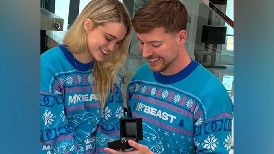 MrBeast announces engagement to Thea Booysen with heartwarming proposal MrBeast announces engagement to Thea Booysen with heartwarming proposal