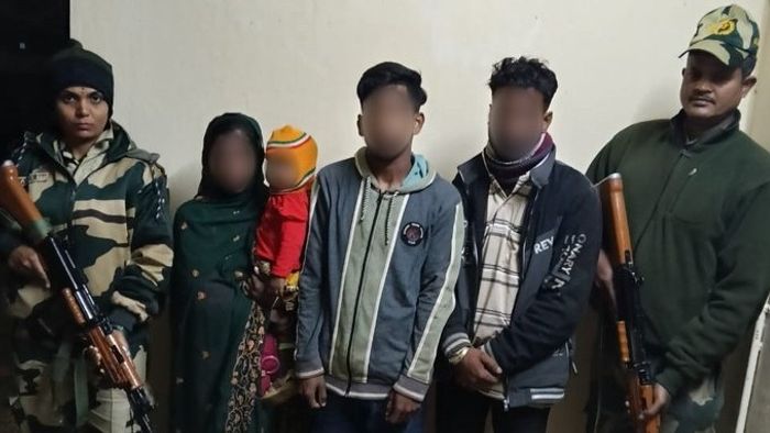 Tripura BSF apprehend four Bangladeshis, including minor at Indo-Bangla border