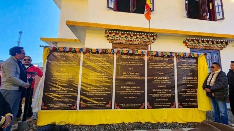 Arunachal deputy CM Chowna Mein inaugurates key infrastructure near Indo-China border Arunachal deputy CM Chowna Mein inaugurates key infrastructure near Indo-China border