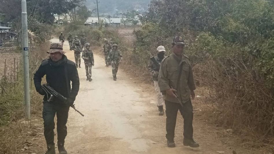 Security forces strengthen vigil in Manipur, ensure safe movement of essential supplies Security forces strengthen vigil in Manipur, ensure safe movement of essential supplies