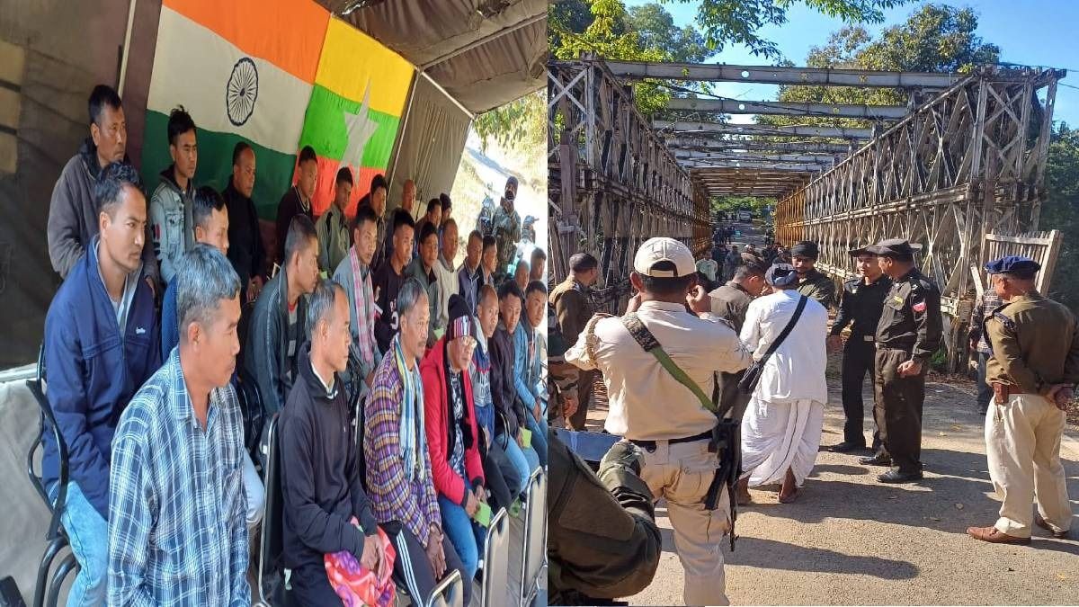 Manipur deports 26 Myanmar nationals through international border Manipur deports 26 Myanmar nationals through international border