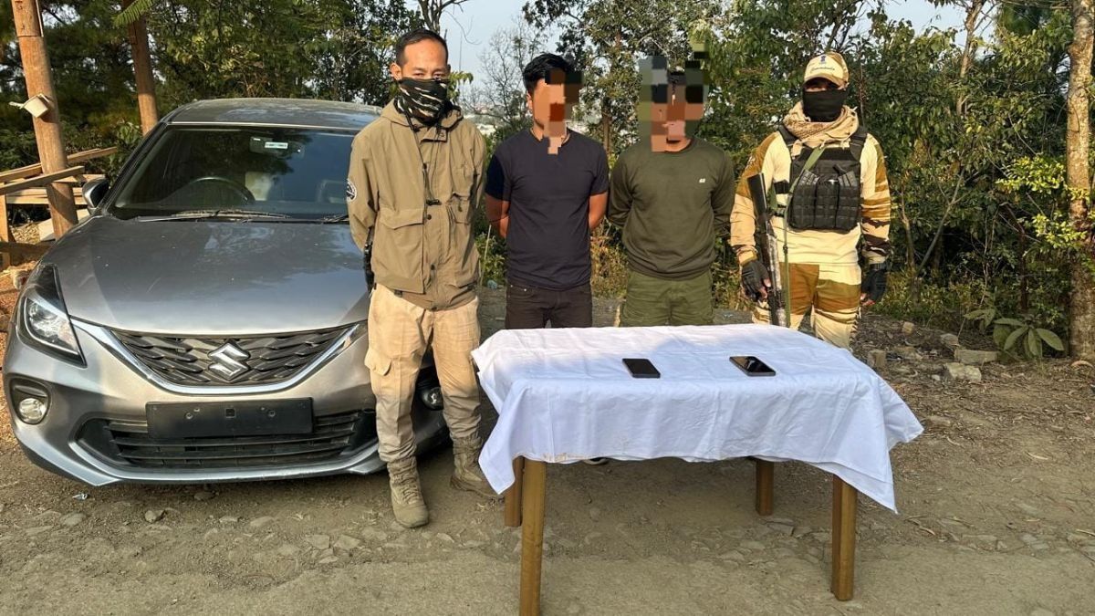 Manipur: Security forces arrest two KCP (Taibanganba) cadres, recover arms in search operation Manipur: Security forces arrest two KCP (Taibanganba) cadres, recover arms in search operation
