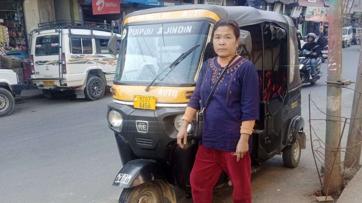 Mizoram's first female auto driver breaks barriers in remote village