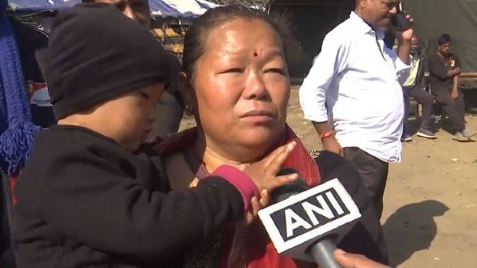 Umrangso mine tragedy: Wife of Nepal worker killed in mishap arrives at site to receive body Umrangso mine tragedy: Wife of Nepal worker killed in mishap arrives at site to receive body