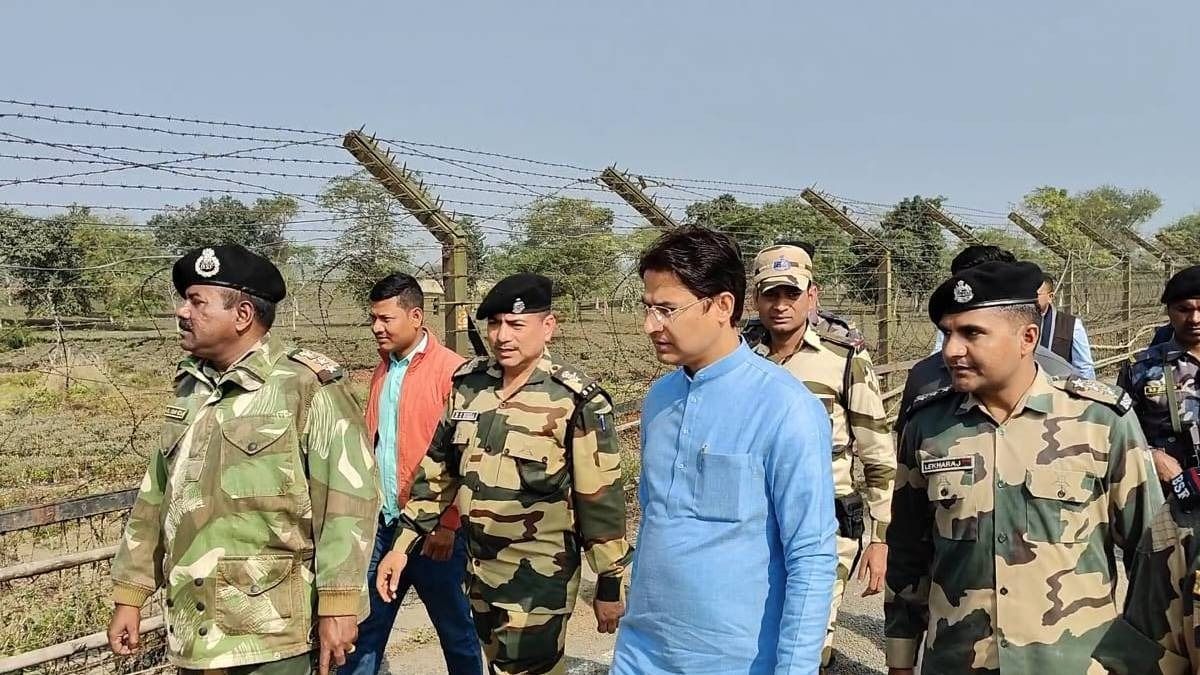 Darjeeling MP visits Indo-Bangla border, highlights BSF's challenges