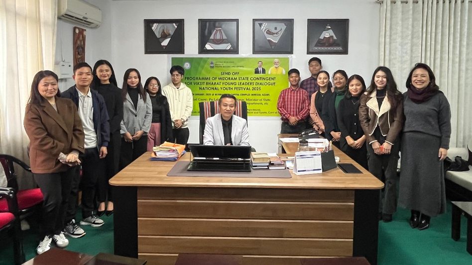 Mizoram team to participate in Viksit Bharat Young Leaders Dialogue on January 11-12 Mizoram team to participate in Viksit Bharat Young Leaders Dialogue on January 11-12