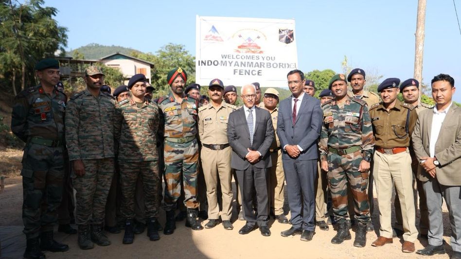 Manipur Governor visits Moreh, reviews Integrated Check Post operations Manipur Governor visits Moreh, reviews Integrated Check Post operations