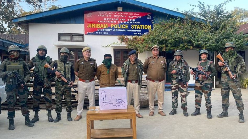 Manipur police-Assam Rifles arrest active Hmar People's Convention (Democratic) cadre in Jiribam Manipur police-Assam Rifles arrest active Hmar People's Convention (Democratic) cadre in Jiribam