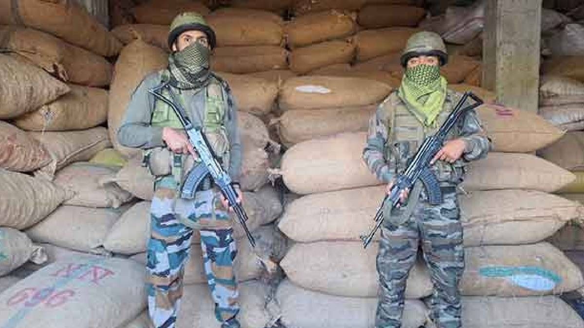 Assam Rifles recover illegal areca nuts worth Rs 88.34 lakh in Champhai Assam Rifles recover illegal areca nuts worth Rs 88.34 lakh in Champhai