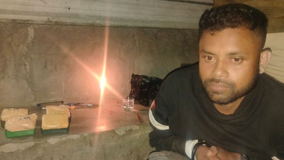 Arunachal: Drug peddler apprehended in Longding district, brown sugar seized Arunachal: Drug peddler apprehended in Longding district, brown sugar seized