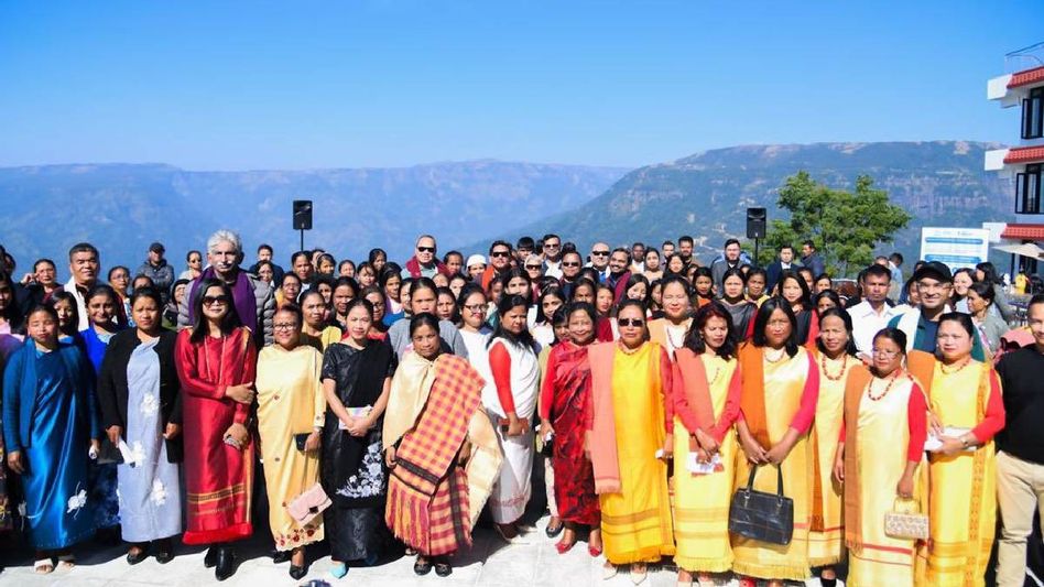 Meghalaya Cabinet Retreat: CM Sangma interacts with SHG members of Laitkynsew, other villages Meghalaya Cabinet Retreat: CM Sangma interacts with SHG members of Laitkynsew, other villages