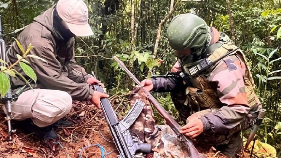 Manipur security forces recover weapons, war-like stores in search operations Manipur security forces recover weapons, war-like stores in search operations