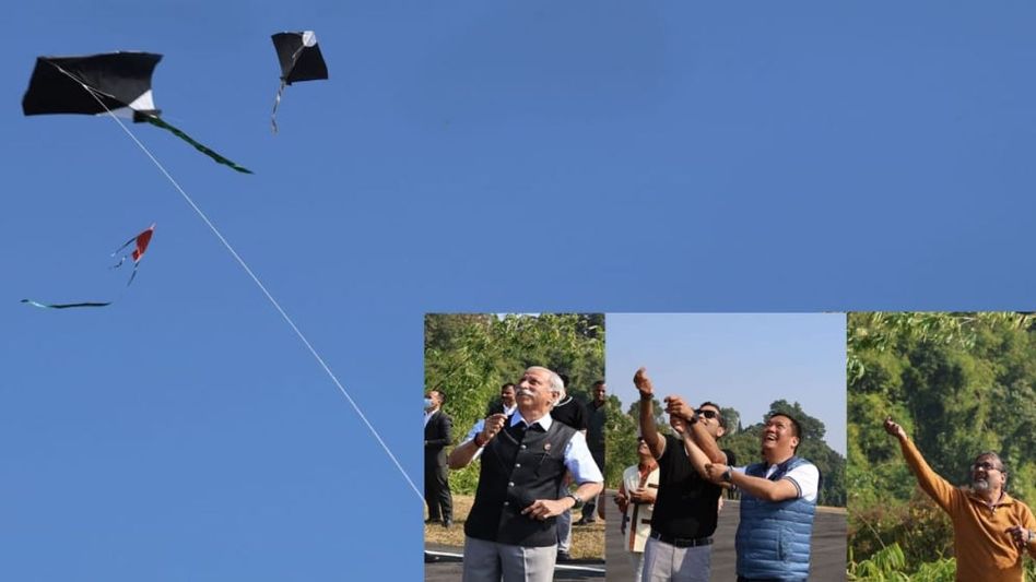 Arunachal Governor, CM participate in Makar Sankranti kite flying event Arunachal Governor, CM participate in Makar Sankranti kite flying event