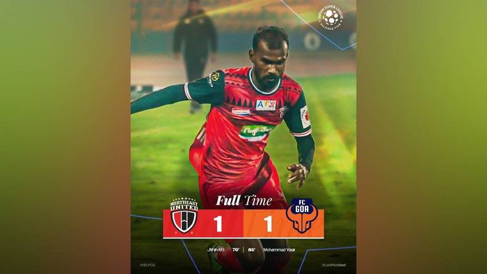 ISL: NorthEast United FC register 1-1 draw with FC Goa in Guwahati (Photo: ISL/C)