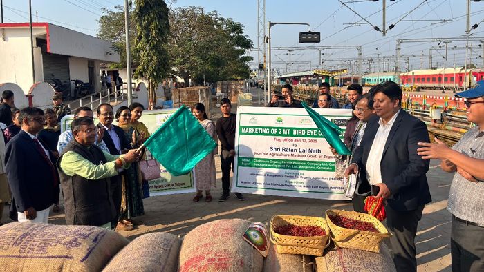 Tripura exports 2000 kg organic ‘Bird Eye Chilli’ to Visakhapatnam