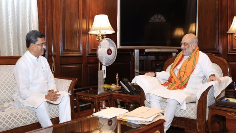 Tripura CM meets Amit Shah over ‘illegal’ embankment construction near Bangladesh border Tripura CM meets Amit Shah over ‘illegal’ embankment construction near Bangladesh border