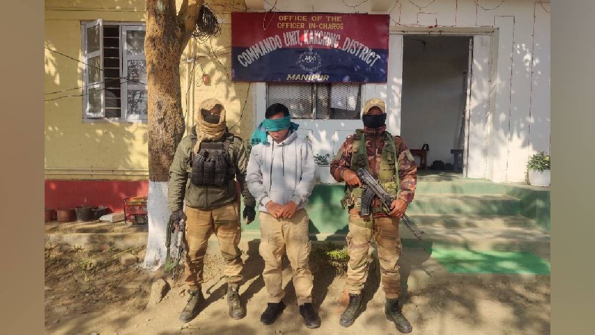 Manipur police arrest active cadre of UPPK militant group from Kakching district