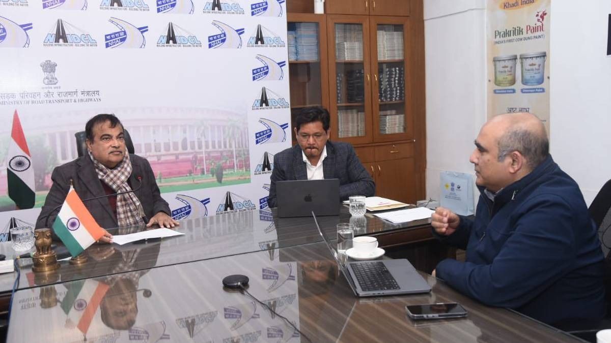 Meghalaya CM calls on Nitin Gadkari, reviews infrastructure, National Highway projects