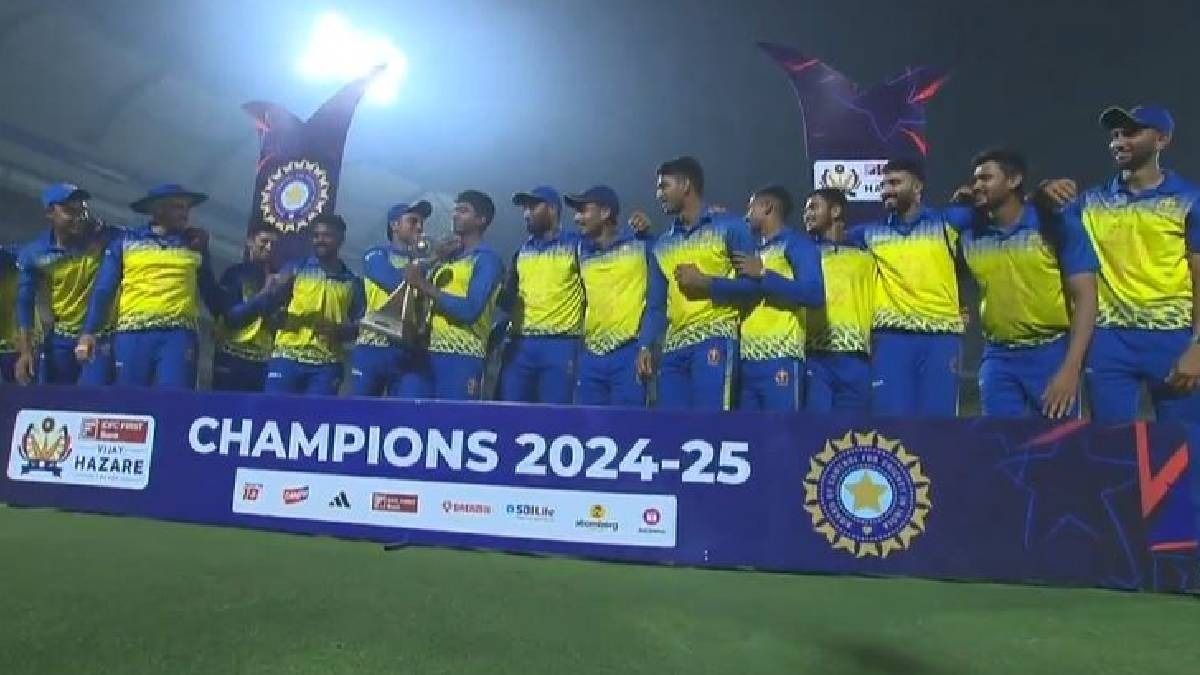 Vijay Hazare Trophy: Karnataka emerge winners, defeat Vidarbha by 36 runs