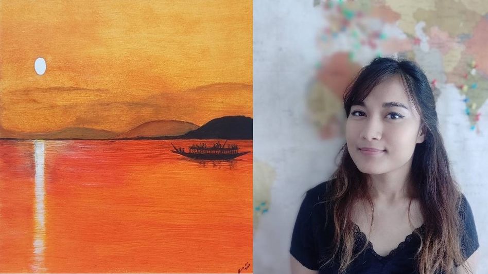 From the mighty Brahmaputra to the moon: Assam’s Priyanka Das Rajkakati's artwork flies with NASA mission From the mighty Brahmaputra to the moon: Assam’s Priyanka Das Rajkakati's artwork flies with NASA mission